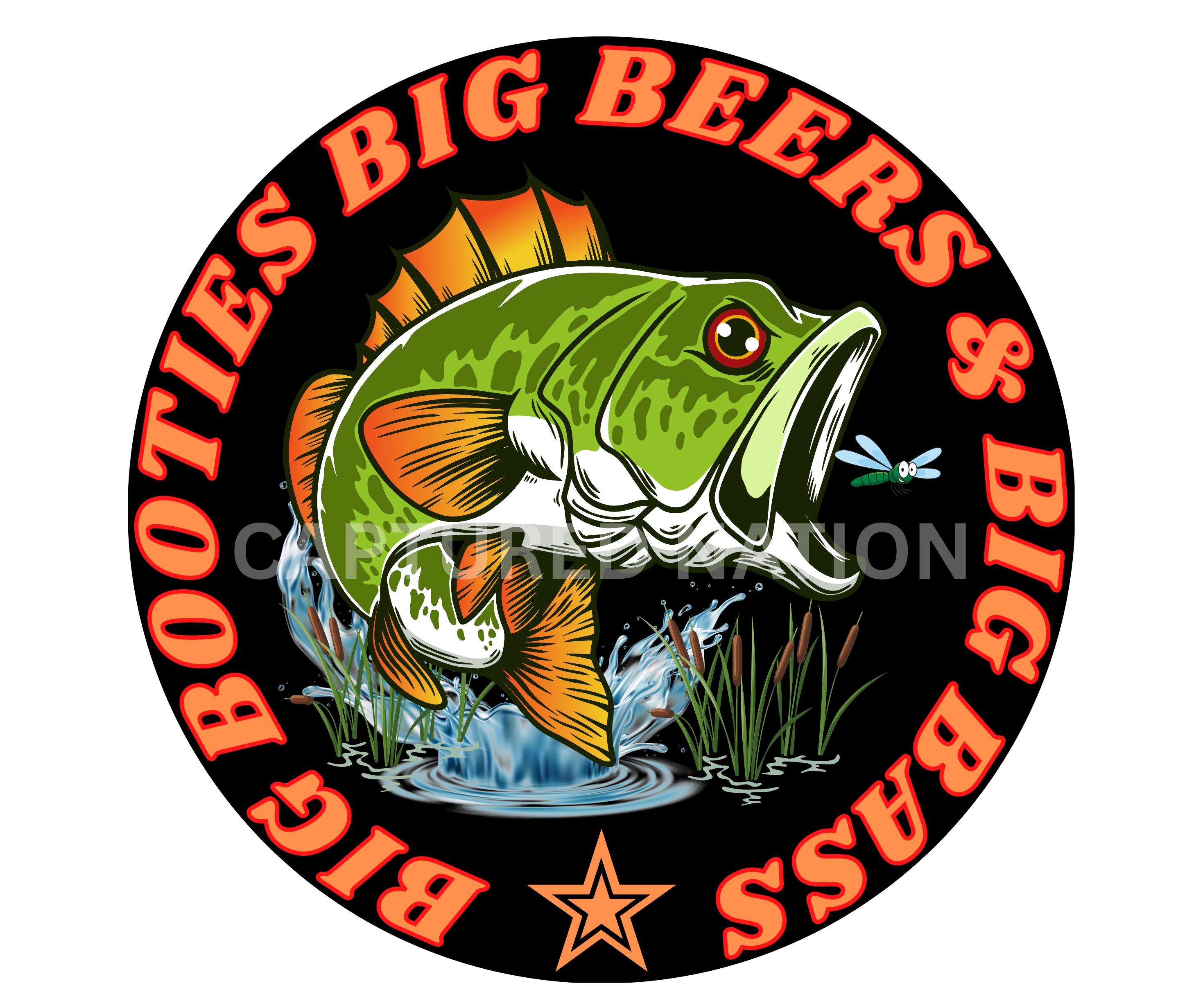 Beer Décor Decals, Stickers & Vinyl Art Funny Beer Drinker Fishing Decal – Waterproof Bumper Sticker For Boats & Cars Boat Decal Humor - Foto 6