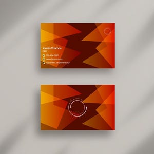 Business card Template | Background business card | Digital download | Digital business card template | Editable Canva Template