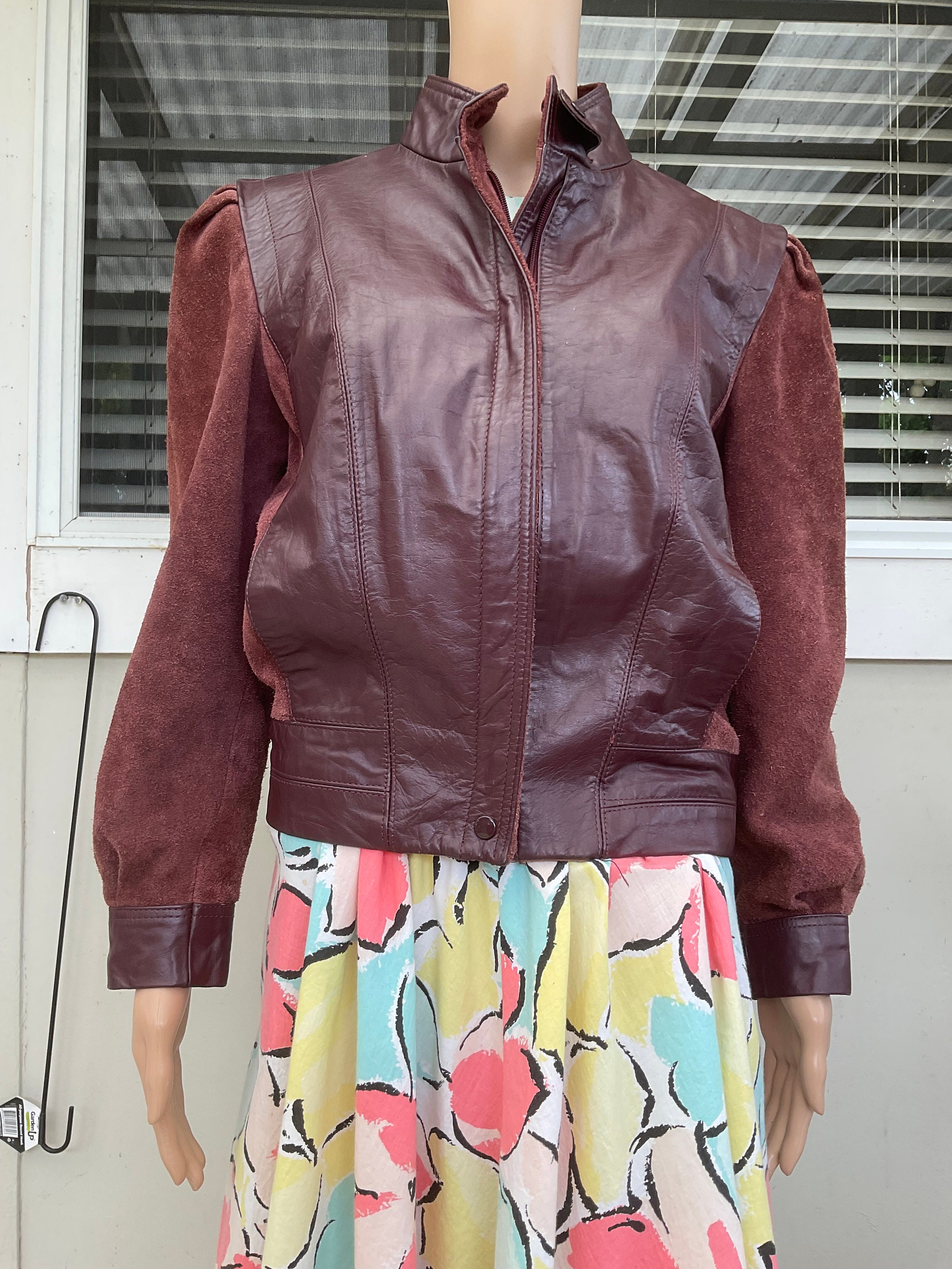 ◎ vintage chocolate brown leather jacket Vintage 90s Oversized Chocolate Brown Genuine Leather Jacket