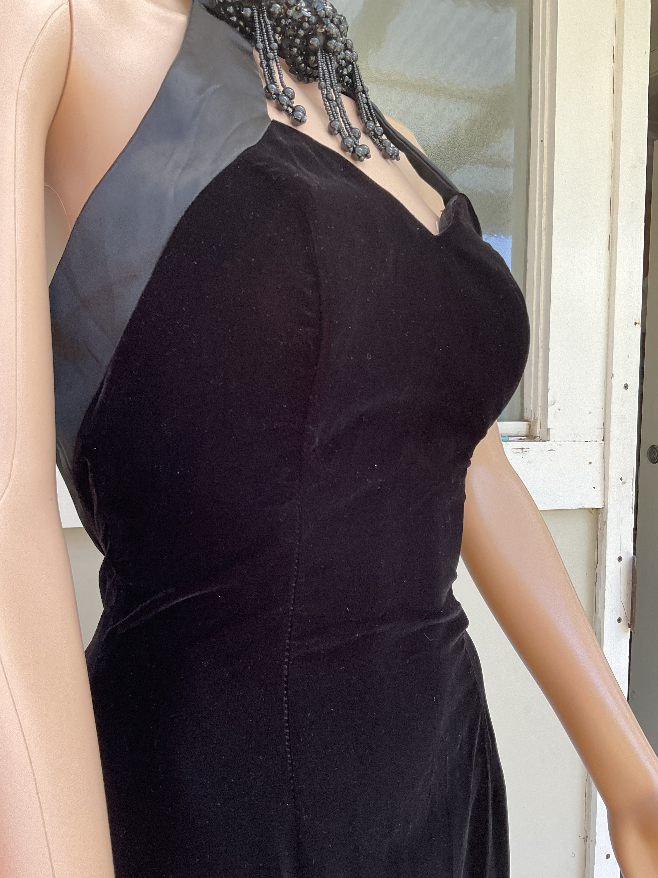 LORALIE VELVET LACE WRAP BLOUSE