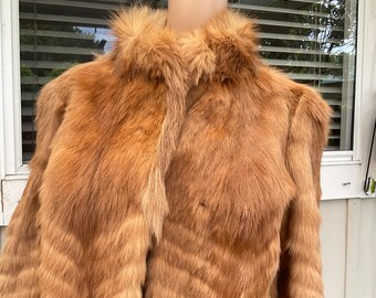 ジャケット・アウター 00s real fur jacket archive Fantastic Vintage 1980s Black Textured Leather Jacket