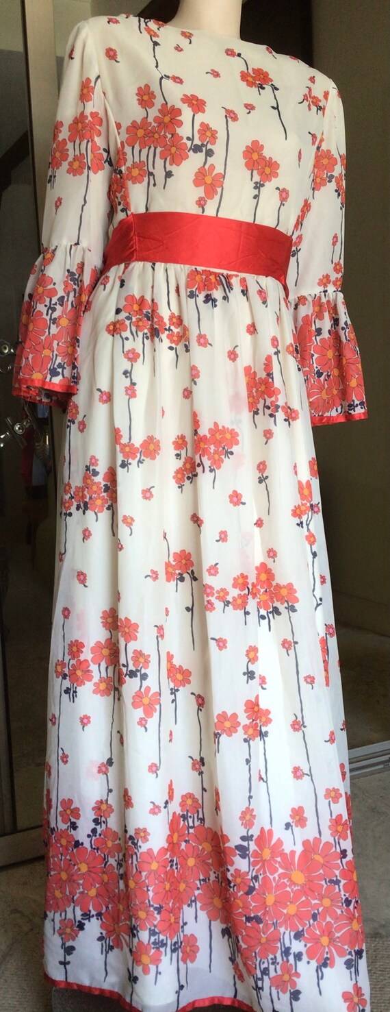 Vtg RARE 60s Jean Allen London Dress 16 