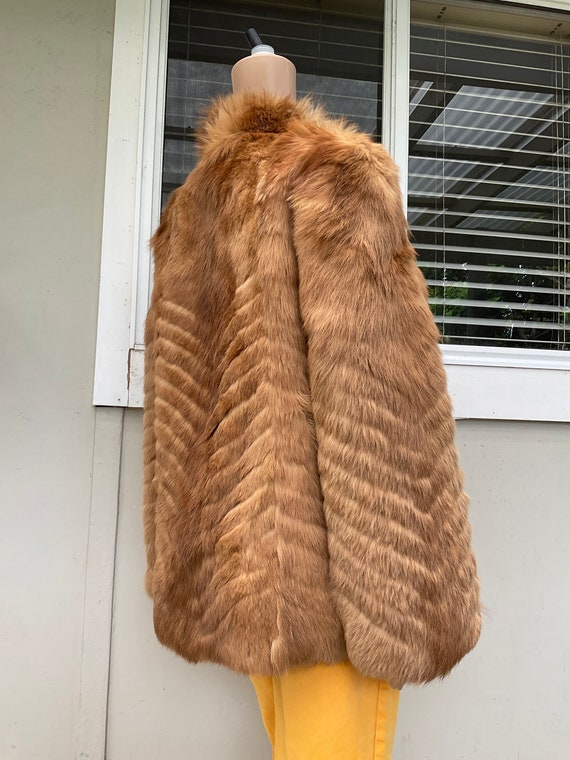 Vtg 70s/80s Natural Genuine Weasel Fur Jacket Coat S - Etsy