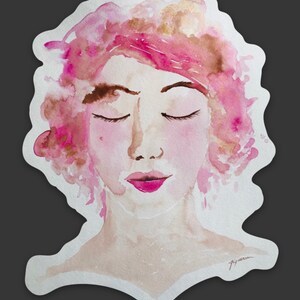 Lady Sticker