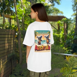Bad Lad Aussie Pride Kids Tee - Fun,  Kids Australia Shirt, Aussie Pride Summer,, beach Childrens Clothing,  Gift Idea, Birthday Present