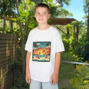 Bad Lad Australia Aussie Pride Kids TShirt , Kids Kangaroo Tee Fun,,  Summer, beach Childrens Clothing, Unique Gift Idea, Birthday Present