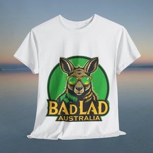 bad lad oz tshift gift for him, tshirt kangaroo gift for her, kangaroo hoodie for her, for him gift, australia tshirt badlad, aussie tshirt