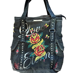 バッグ vintage ed hardy design bag Ed Hardy VIRAL Cheetah Print Shoulder Bag NWT | eBay