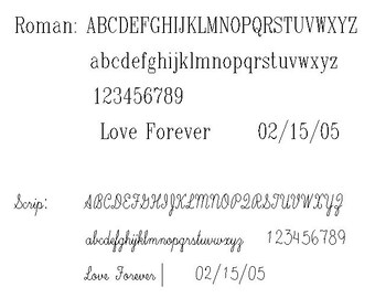 Letter Engraving service for GNGJewel's ring selection. inscription