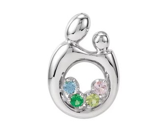 Collana per madrina, Forever in My Heart con ciondolo personalizzato con lettera W e pietra portafortuna scintillante, regalo per madrina, compleanno per madrina - Italia