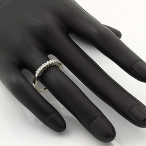 14k White Gold Natural Diamond Wedding Band Ring Special OfferPromotion image 5
