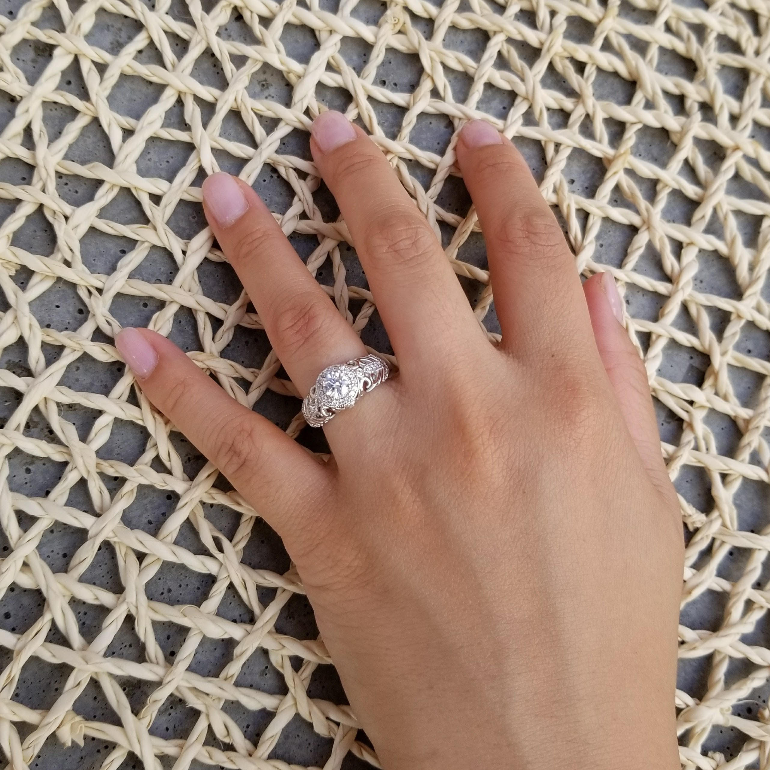 Forever one near colorless moissanite discount
