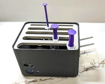 TheGreatKateDesignSyringe holding stand and drying rack 'Bubbles'.