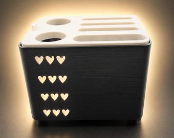 Hearts - Customizable Syringe Storage and Drying Rack