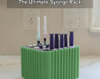Syringe Drying Rack, 1ml 3ml 5ml, 10ml (Vesco) Syringes -'Waivy'