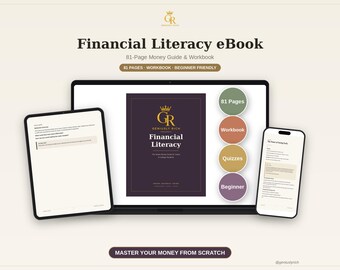E-book de Educação Financeira para Adolescentes: Orçamento, Poupança e Exercícios de Investimento (PDF)
