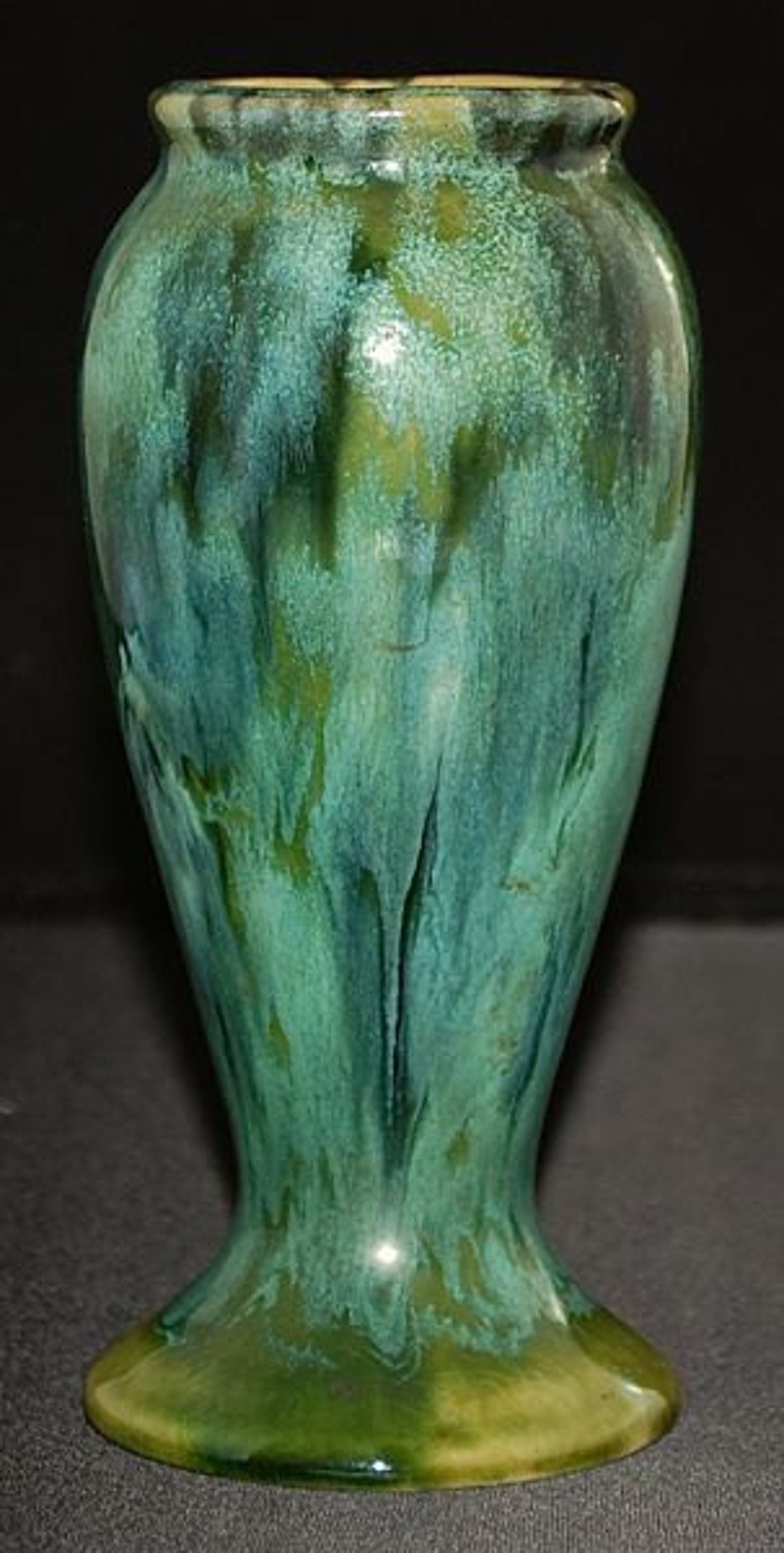 McCoy GREEN ONYX vase shape no. 745 by the Brush Etsy