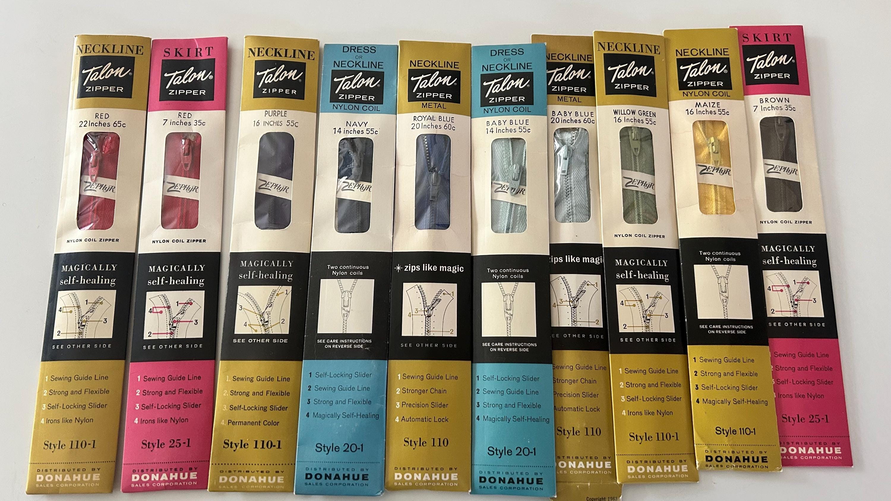 Vintage Talon Zippers - Etsy