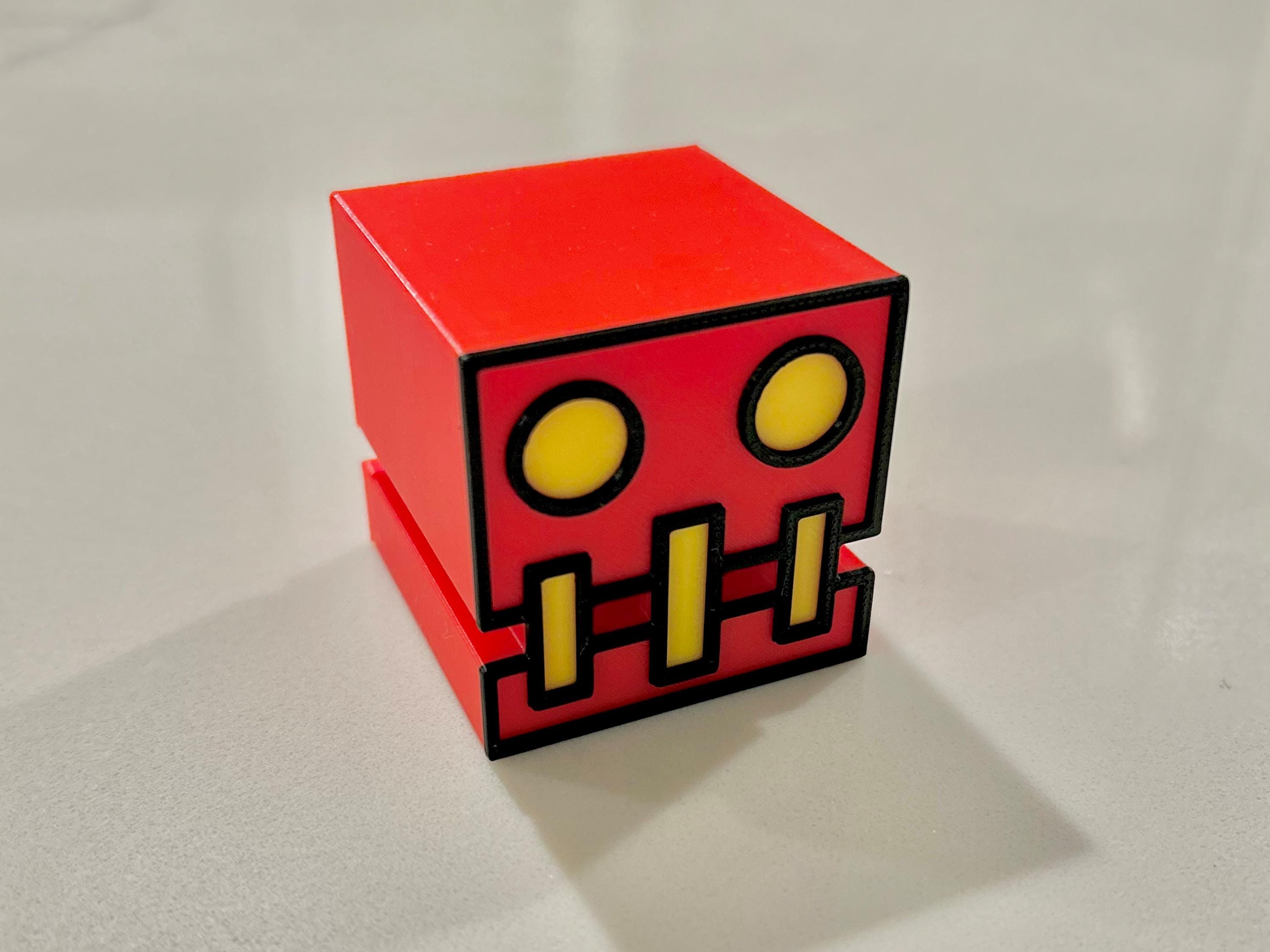 Geometry Dash, 3D Printed Toy, Collectible, Cubes, 2x2x2 In., Gamer ...
