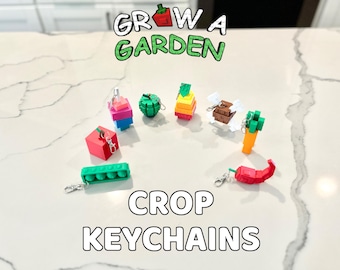 Roblox Grow A Garden Crop Keychains: 3D Printed Fruit & Vegetable Charms