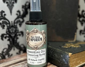 Essential Oil Cleansing Spray - with Crystal Chips