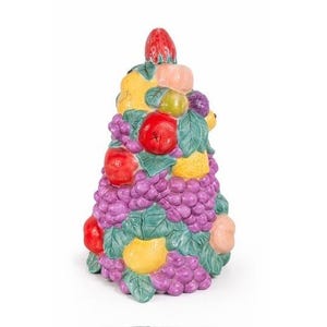 Vintage Holland Form Obstbaum Topiary Handbemalte Keramik 1975