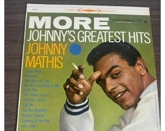Johnny Mathis More Johnny's Greatest Hits LP Vintage Vinyl