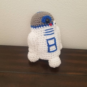 R2D2 , Crochet Little Droid, Starwars R2D2