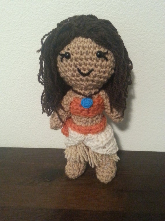 crochet moana doll