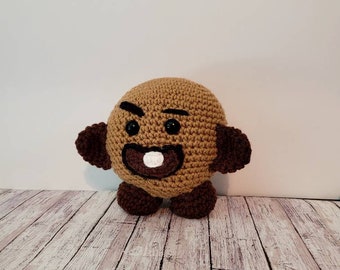 Shooky, crochet bt21, crochet bts, bts shakey