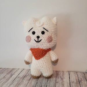 Rj, bt21 , crochet alpaca , crochet bts