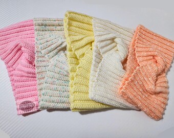 Crochet Twisted Earwarmers