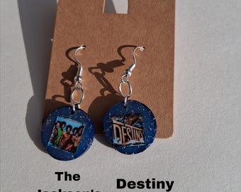 Jackson 5 Earrings(Album covers)