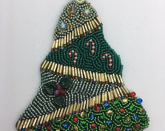 Christmas Tree Beaded Ornament Tutorial – PDF Instructions ONLY