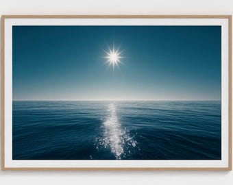 Fine Art Color Print- Pacific Ocean Horizon - Etsy