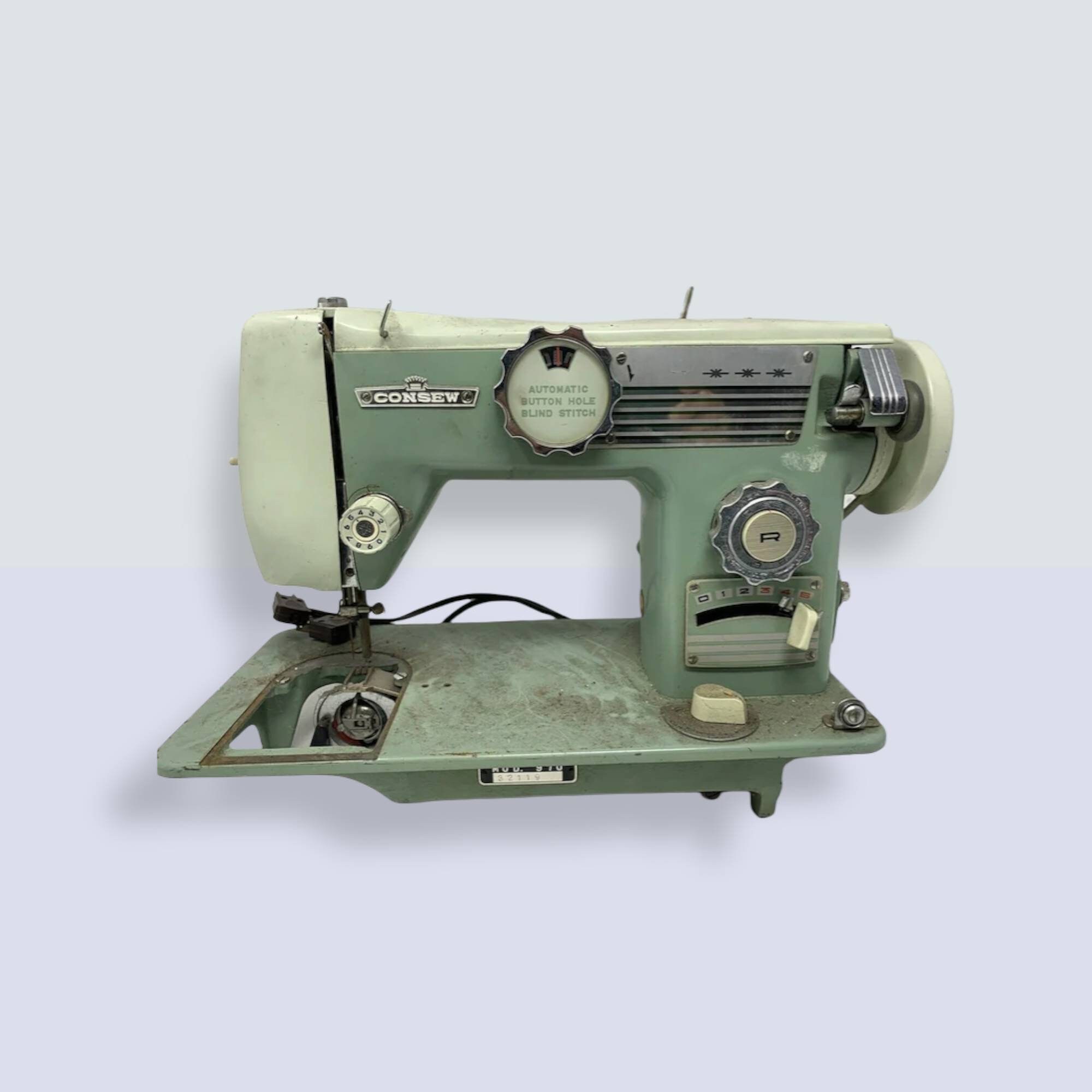Vintage Sewing Machine Consew Model 970 Etsy