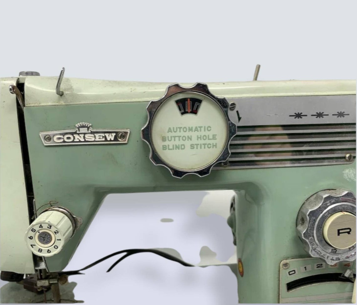 Vintage Sewing Machine Consew Model 970 Etsy