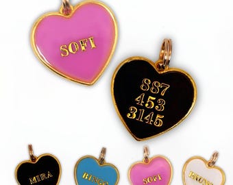 Custom Pet ID Tag Double-Sided, Personalized Dog & Cat Tag