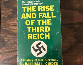 The Rise and Fall of the Third Reich Shirer PB WWII Nazi Germany History Book