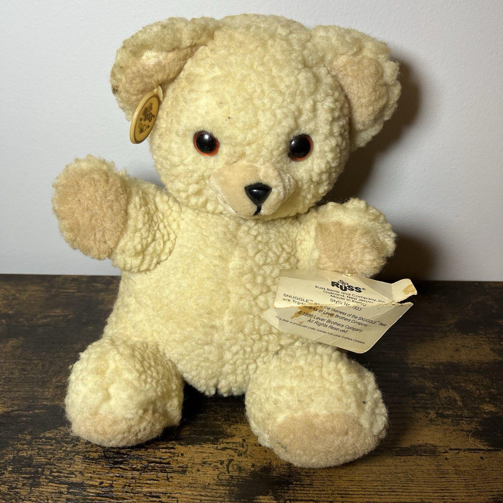 Snuggle Bear 1986 - Etsy Canada