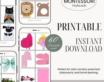 Montessori Toddler Color Sorting & Matching Game | 10-Color Recognition Printable Activity Set