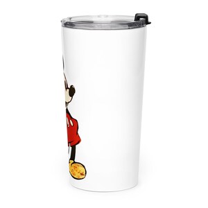 Vintage Mickey Mouse 20-oz Stainless Steel Tumbler – Spill-Resistant Travel Mug