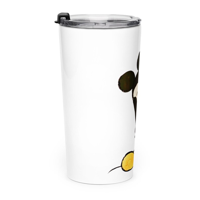 Vintage Mickey Mouse 20-oz Stainless Steel Tumbler – Spill-Resistant Travel Mug