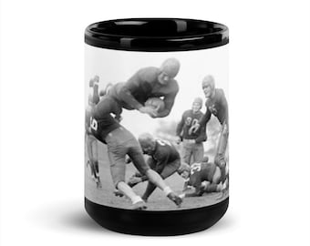 シカゴ・ベアーズ 15オンス ブラックマグカップ 1934年チャンピオンシップ ナガースキー フットボール伝説記念品ギフト