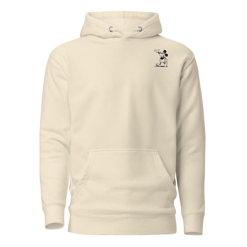 Who would’ve thought the coziest hoodie you’ll ever wear could also be super cool? This classic 1930s Mickey Mouse patent design nails it.,