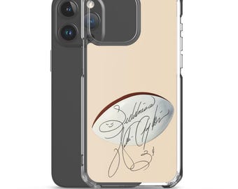 ウォルター・ペイトン ラグジュアリー シグネチャー iPhone ケース、フットボール アイコン アート スウィートネス シグネチャー iPhone ケース