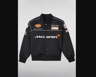 McLaren Racing Bomber Jacket: F1 Motorsport Fan Apparel Gift