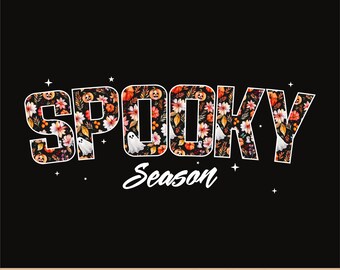 Spooky Mama Halloween PNG, conception de sublimation de citrouille d'automne, fichier numérique de chemise d'Halloween pour Cricut