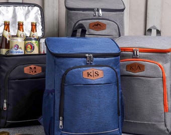 Personalized Groomsmen Cooler Bag,Engraved Insulated Beer Cooler Backpack,Groomsmen Gifts,Best Man Gift