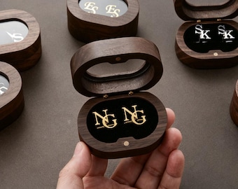 Boutons de manchette personnalisés pour garçons d'honneur, boutons de manchette personnalisés avec initiales pour hommes, cadeaux pour témoin, proposition de garçon d'honneur
